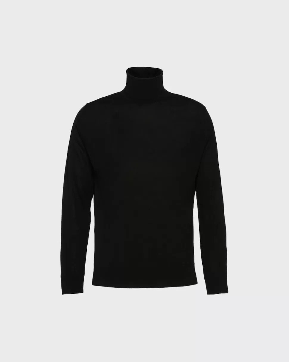 Prada Jersey De Cuello Alto De Lana^Hombre TEJIDOS DE PUNTO