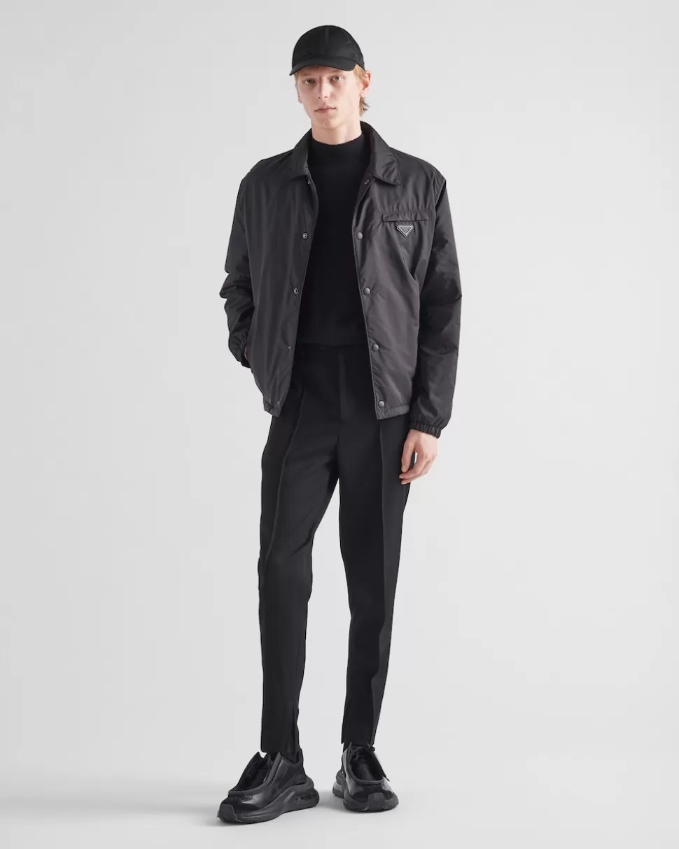 Prada Jersey De Lana De Estambre Con Cuello Alto^Hombre TEJIDOS DE PUNTO