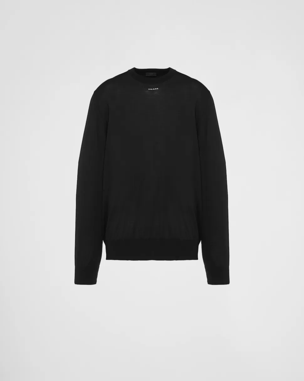 Prada Jersey De Lana Superfina^Hombre TEJIDOS DE PUNTO