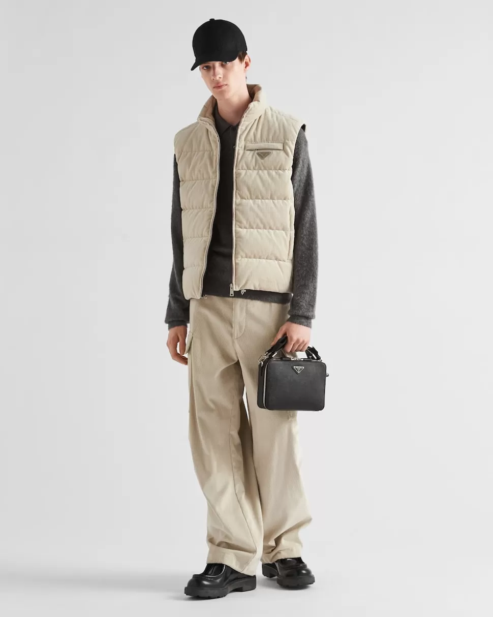 Prada Jersey Tipo Polo De Cachemir Y Seda^Hombre TEJIDOS DE PUNTO