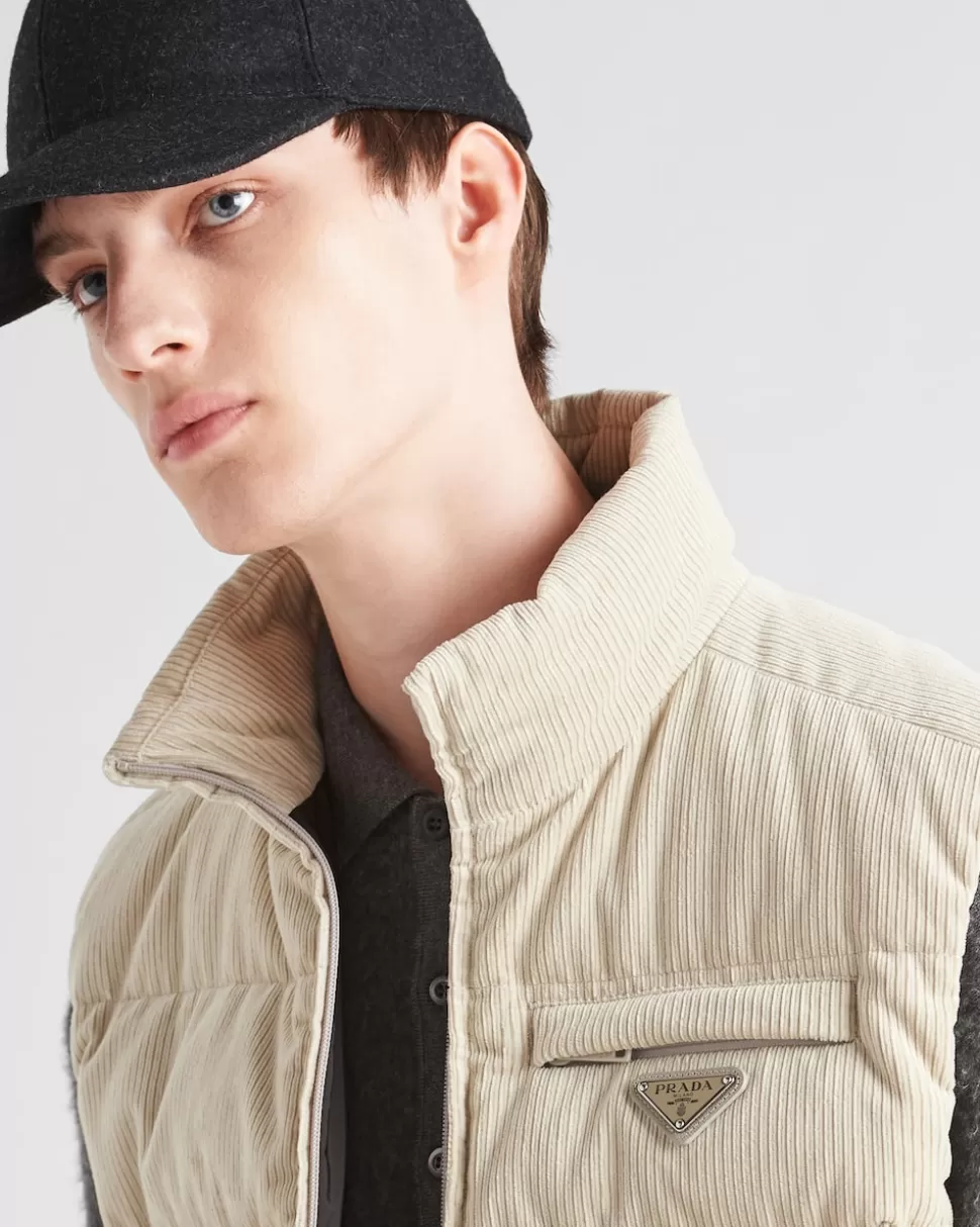 Prada Jersey Tipo Polo De Cachemir Y Seda^Hombre TEJIDOS DE PUNTO