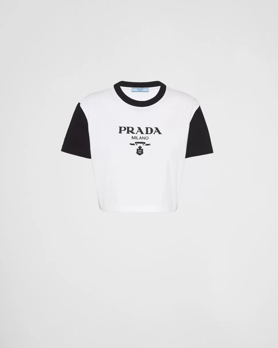 Prada Jersey T-shirt^Mujer CAMISETAS Y SUDADERAS