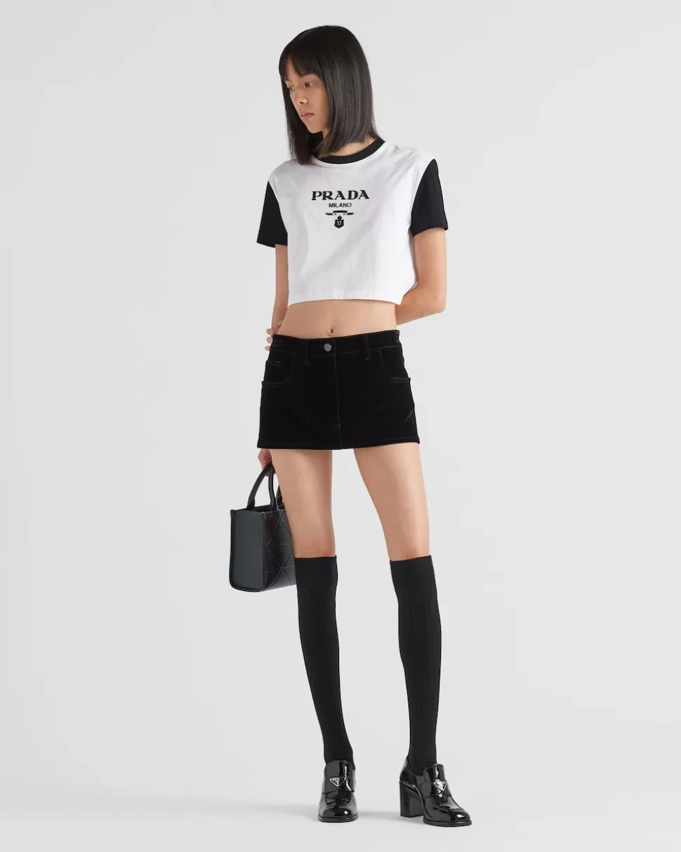 Prada Jersey T-shirt^Mujer CAMISETAS Y SUDADERAS
