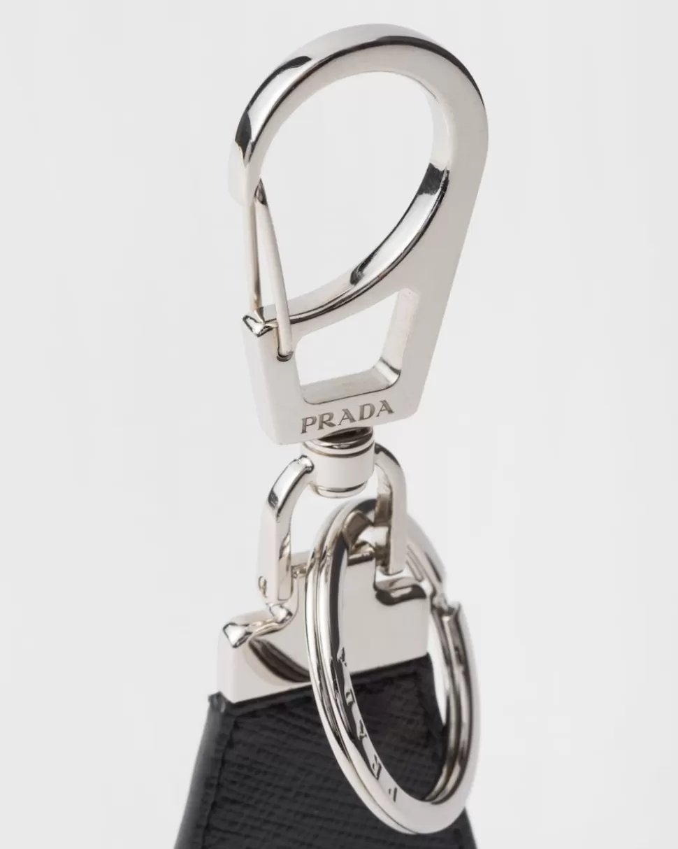 Prada Llavero De Piel Saffiano^Hombre ACCESORIOS TECNOLÓGICOS Y LLAVEROS