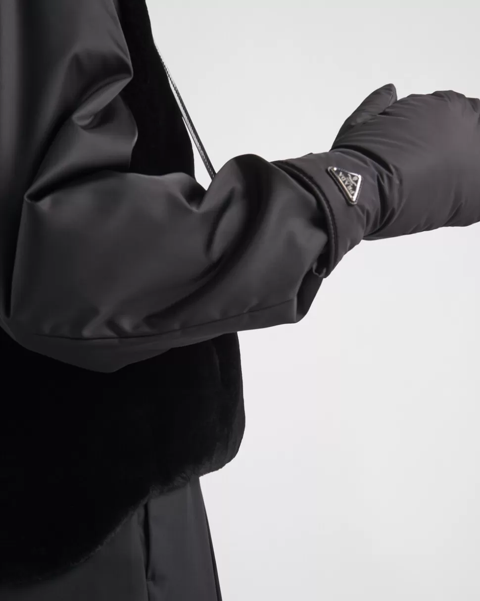 Prada Manoplas De Re-nylon^Mujer SOMBREROS Y GUANTES