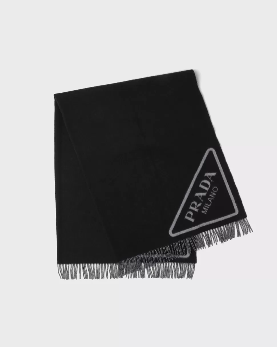 Prada Manta De Cachemir Doble^Mujer/Hombre JUEGOS Y ACCESORIOS PARA EL HOGAR | JUEGOS Y ACCESORIOS PARA EL HOGAR