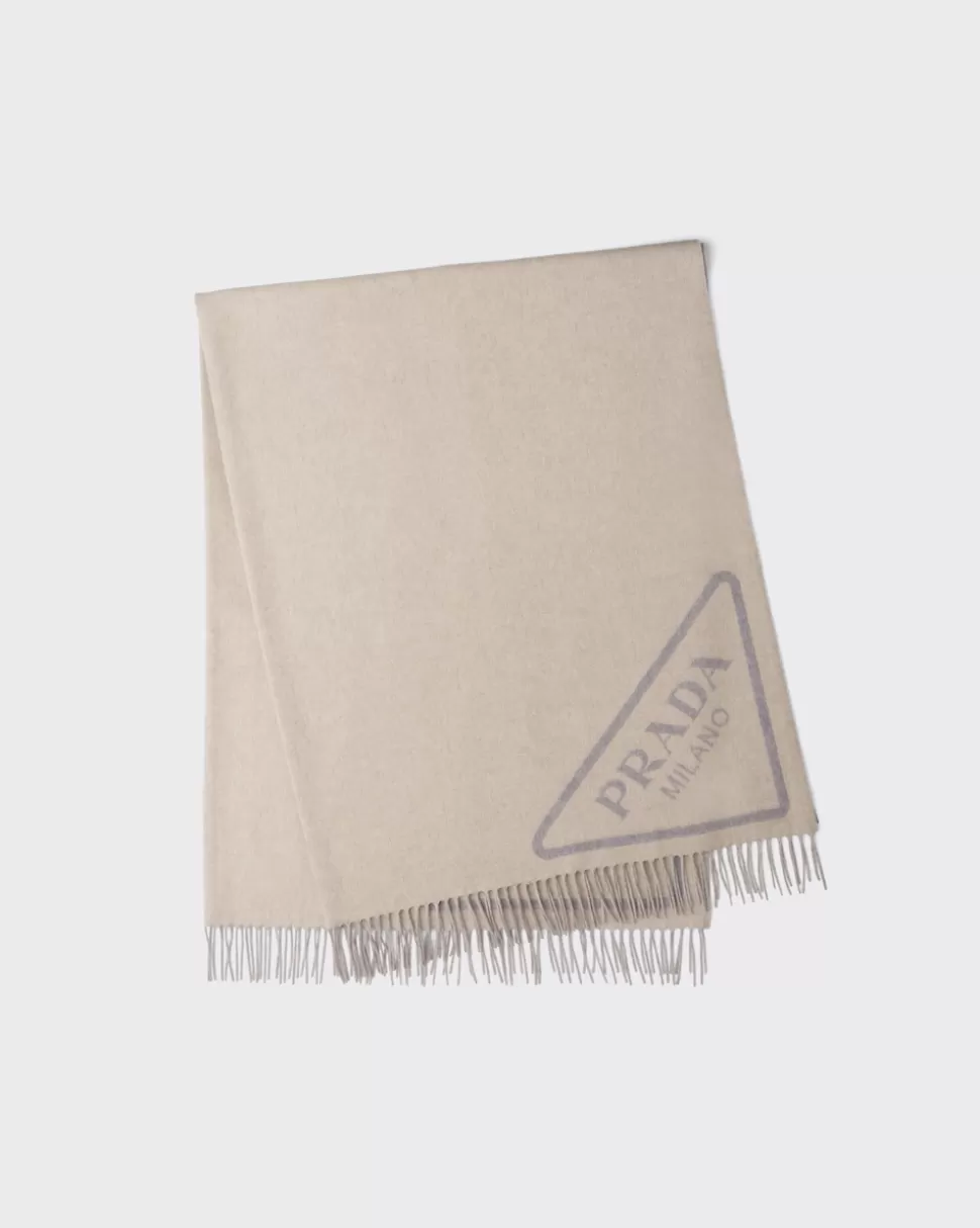 Prada Manta De Cachemir Doble^Mujer/Hombre JUEGOS Y ACCESORIOS PARA EL HOGAR | JUEGOS Y ACCESORIOS PARA EL HOGAR
