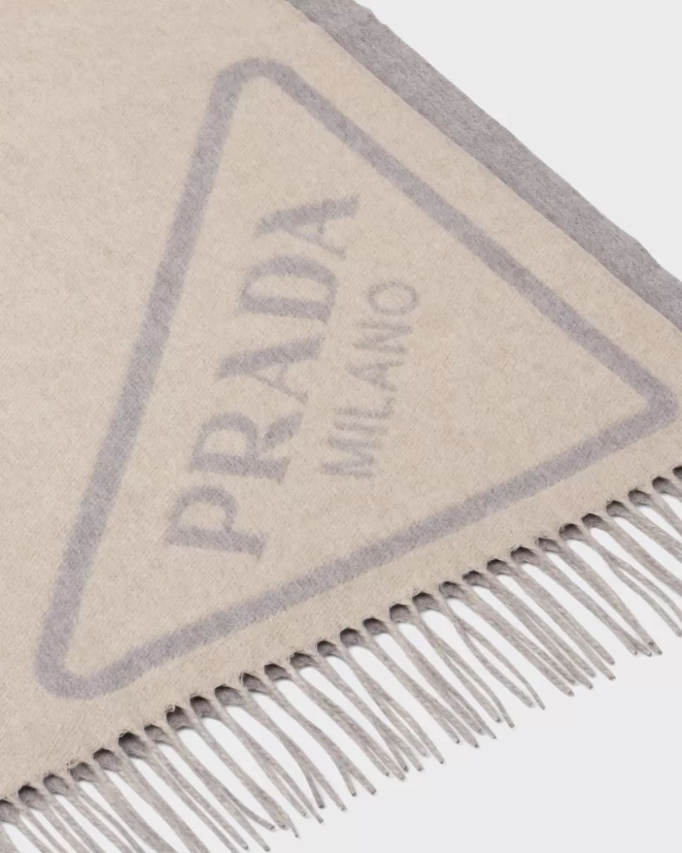 Prada Manta De Cachemir Doble^Mujer/Hombre JUEGOS Y ACCESORIOS PARA EL HOGAR | JUEGOS Y ACCESORIOS PARA EL HOGAR