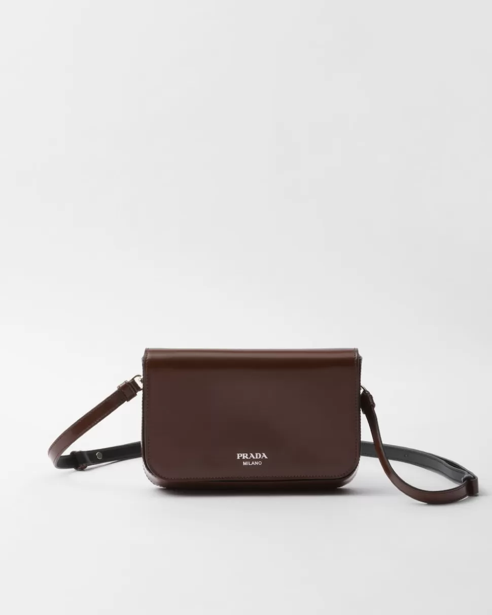 Prada Minibolso De Piel Con Bandolera^Hombre BOLSOS MENSAJEROS