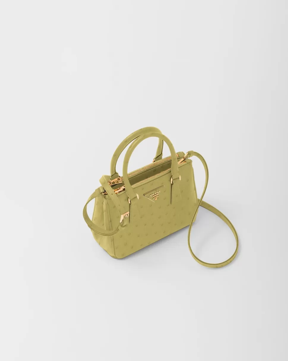 Prada Minibolso De Piel De Avestruz Galleria^Mujer MINIBOLSOS | MINIBOLSOS