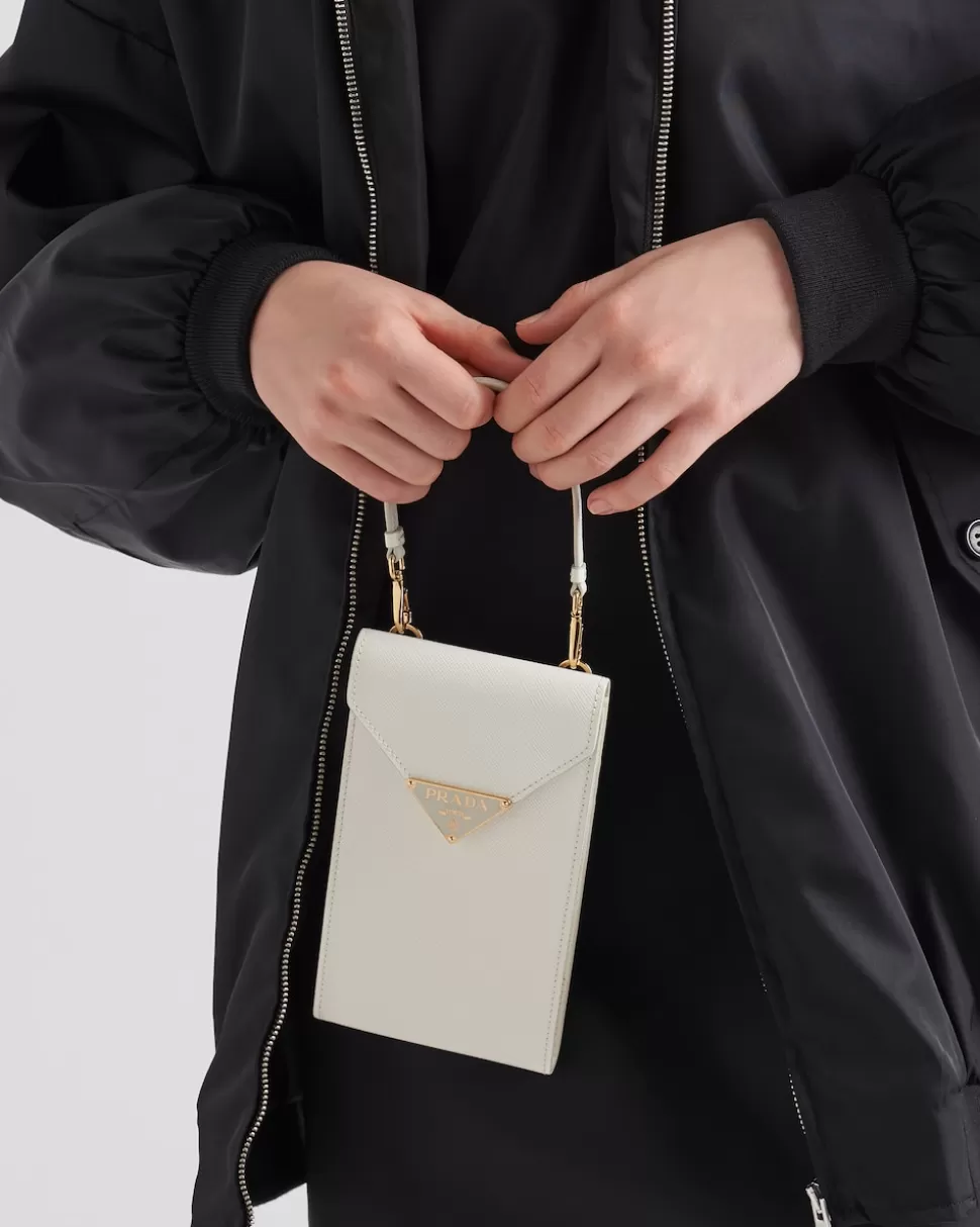 Prada Minibolso De Piel Saffiano^Mujer MINIBOLSOS | MINIBOLSOS