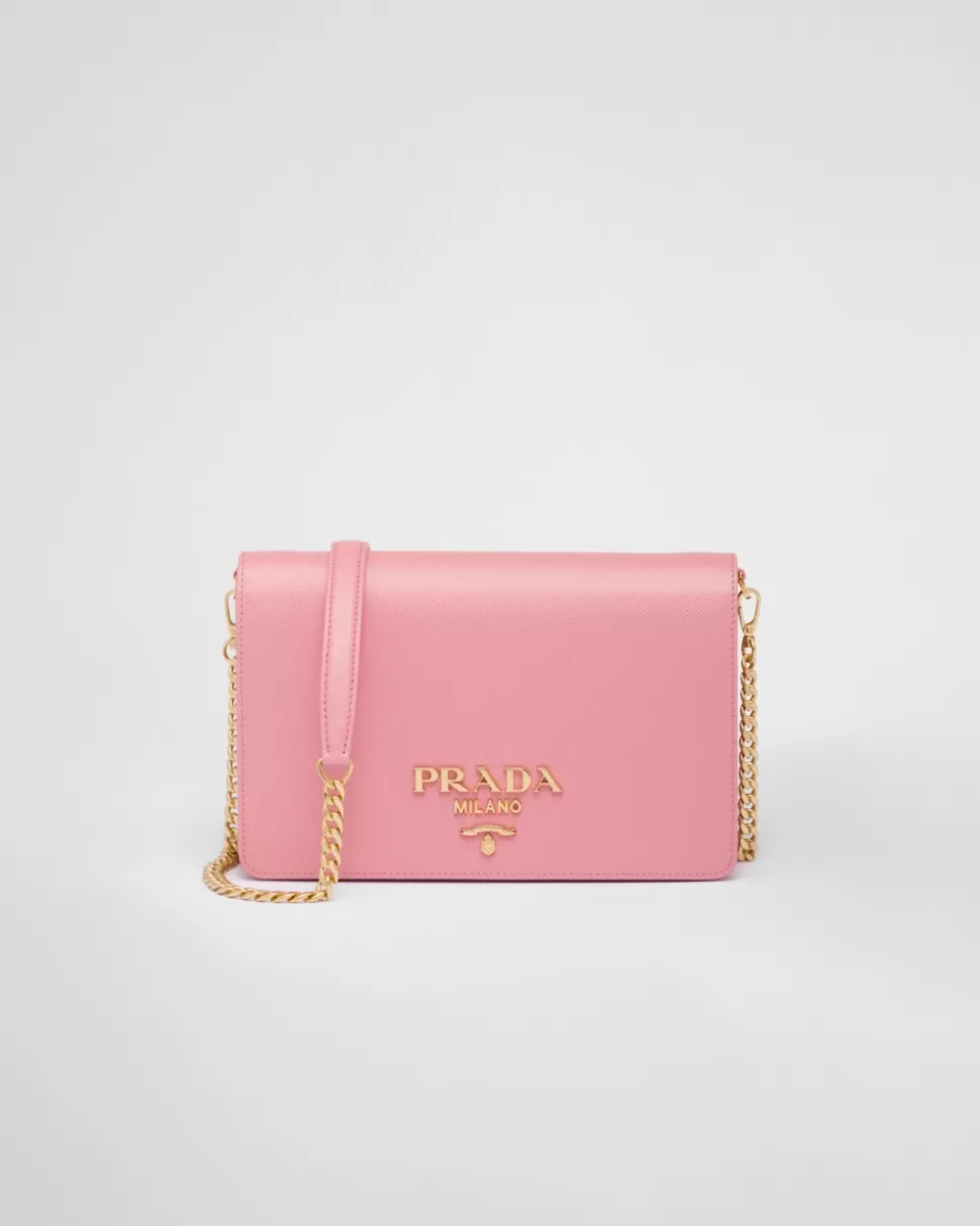 Prada Minibolso De Piel Saffiano^Mujer MINIBOLSOS | MINIBOLSOS