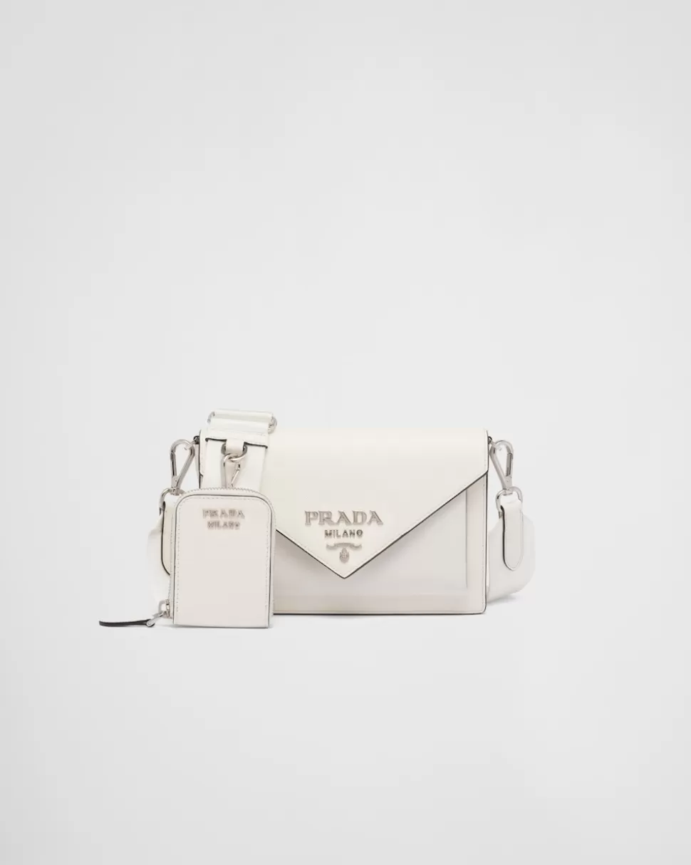 Prada Minibolso De Piel Saffiano Tipo Sobre^Mujer MINIBOLSOS | MINIBOLSOS