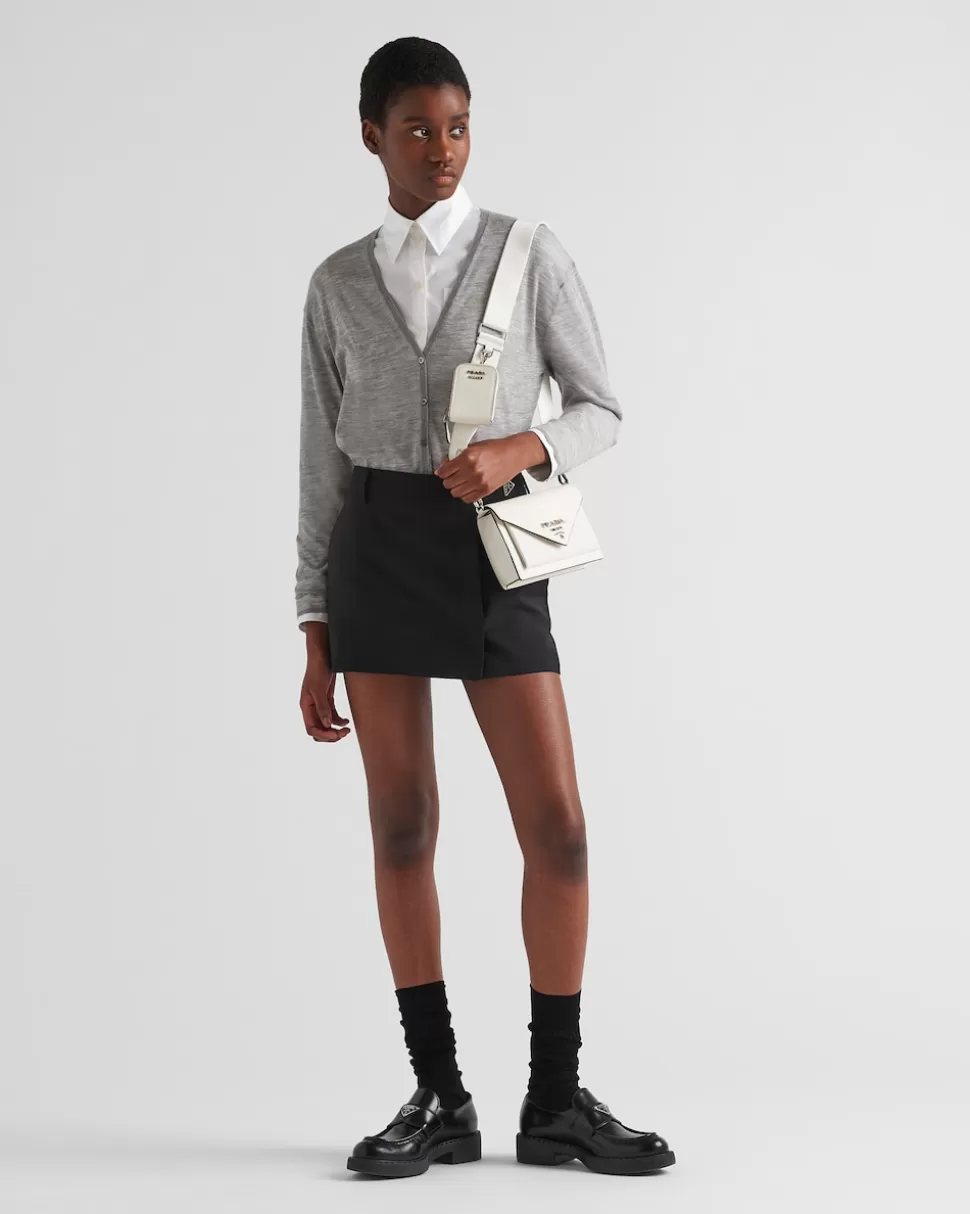Prada Minibolso De Piel Saffiano Tipo Sobre^Mujer MINIBOLSOS | MINIBOLSOS