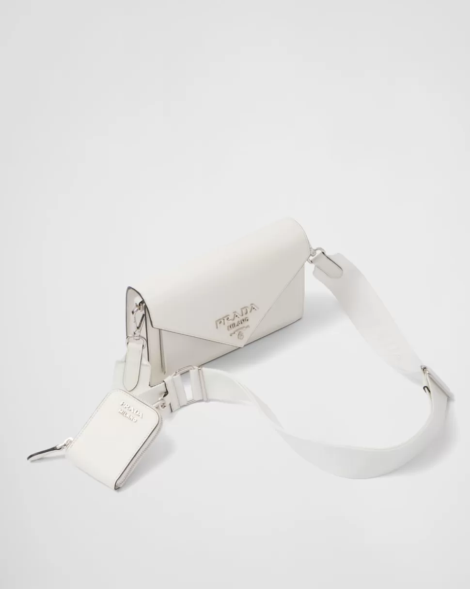 Prada Minibolso De Piel Saffiano Tipo Sobre^Mujer MINIBOLSOS | MINIBOLSOS