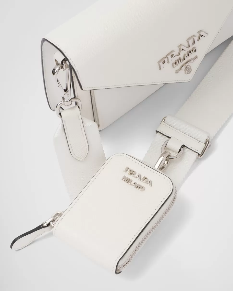 Prada Minibolso De Piel Saffiano Tipo Sobre^Mujer MINIBOLSOS | MINIBOLSOS