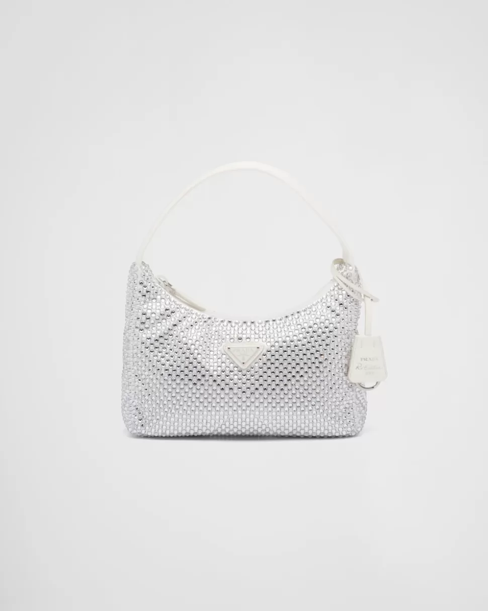 Prada Minibolso De Satén Con Cristales^Mujer PRADA RE-EDITION | MINIBOLSOS