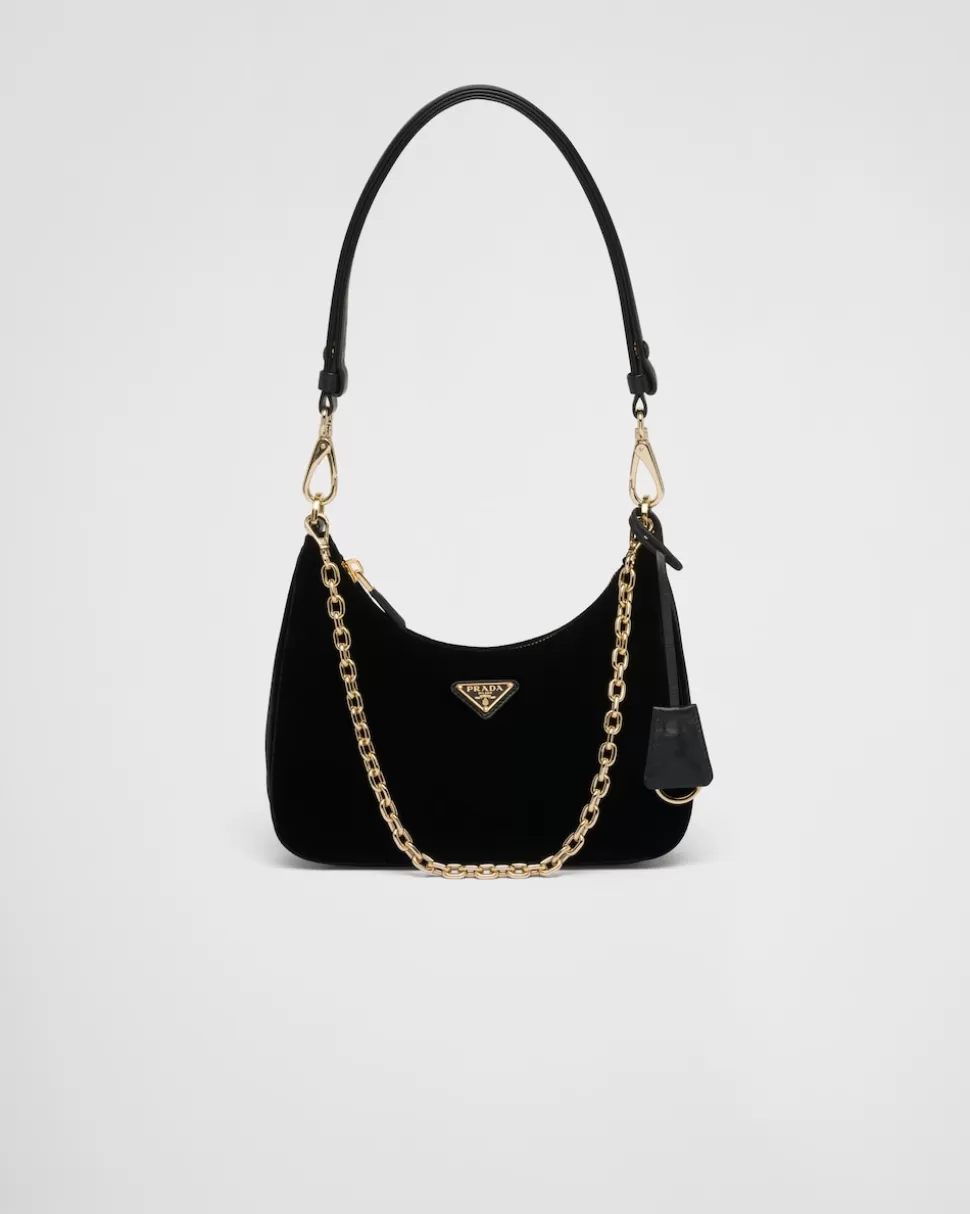 Prada Minibolso De Terciopelo Re-edition^ PRADA RE-EDITION