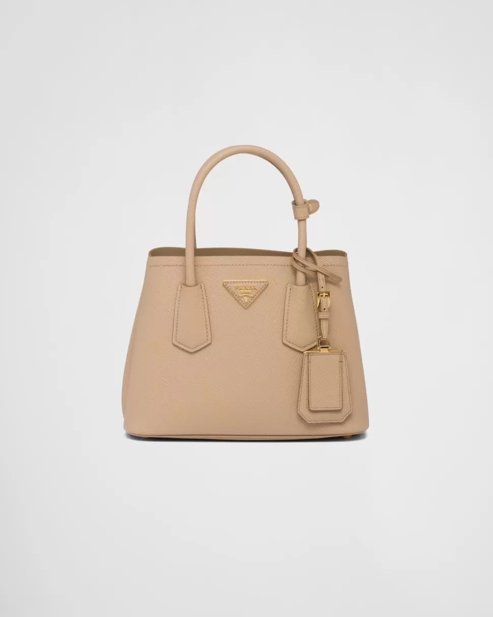 Prada Minibolso Double De Piel Saffiano^Mujer MINIBOLSOS | MINIBOLSOS
