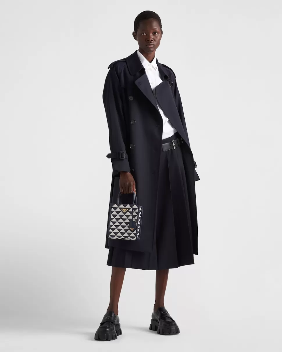 Prada Minibolso Symbole De Tela Bordada^Mujer BOLSOS CON ASA SUPERIOR | BOLSOS CON ASA SUPERIOR
