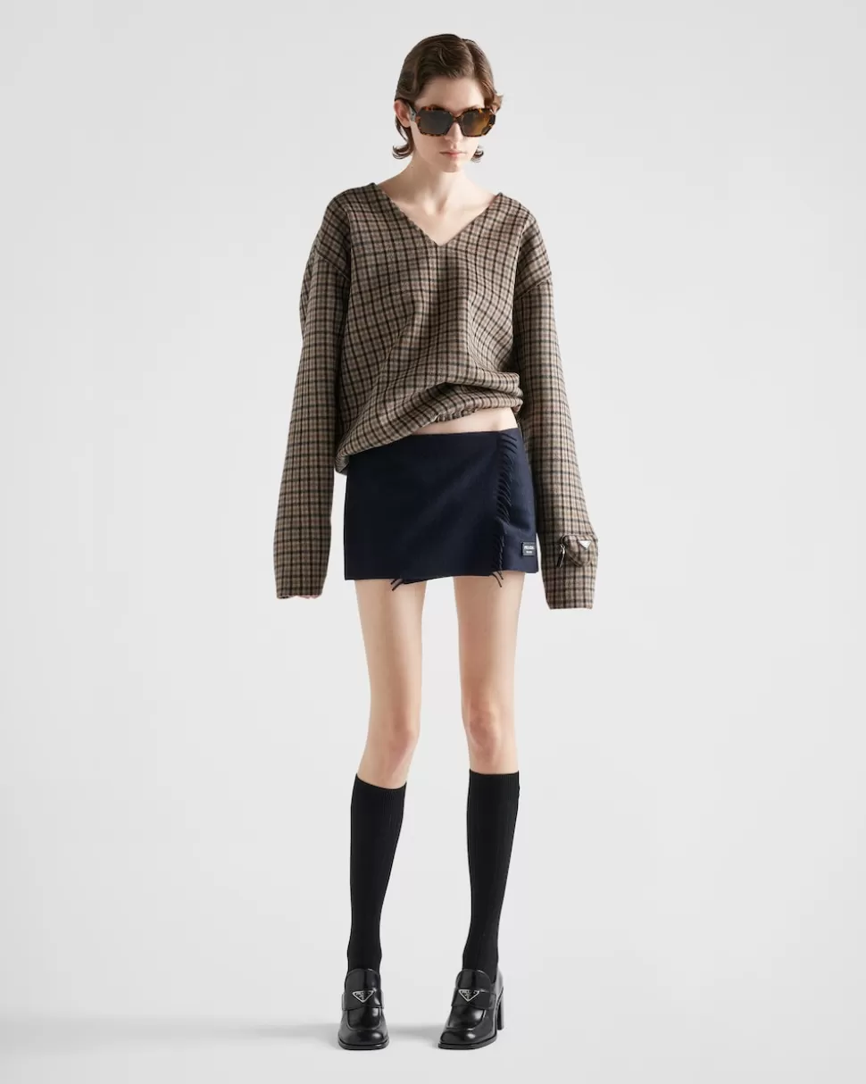 Prada Minifalda De Cachemir^Mujer FALDAS