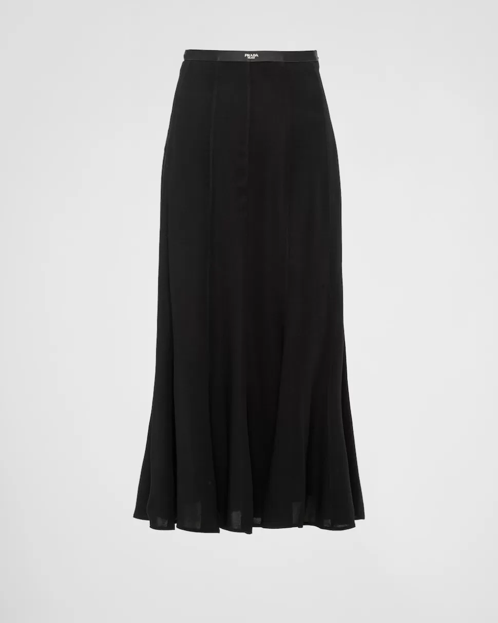 Prada Minifalda De Sablé^Mujer FALDAS