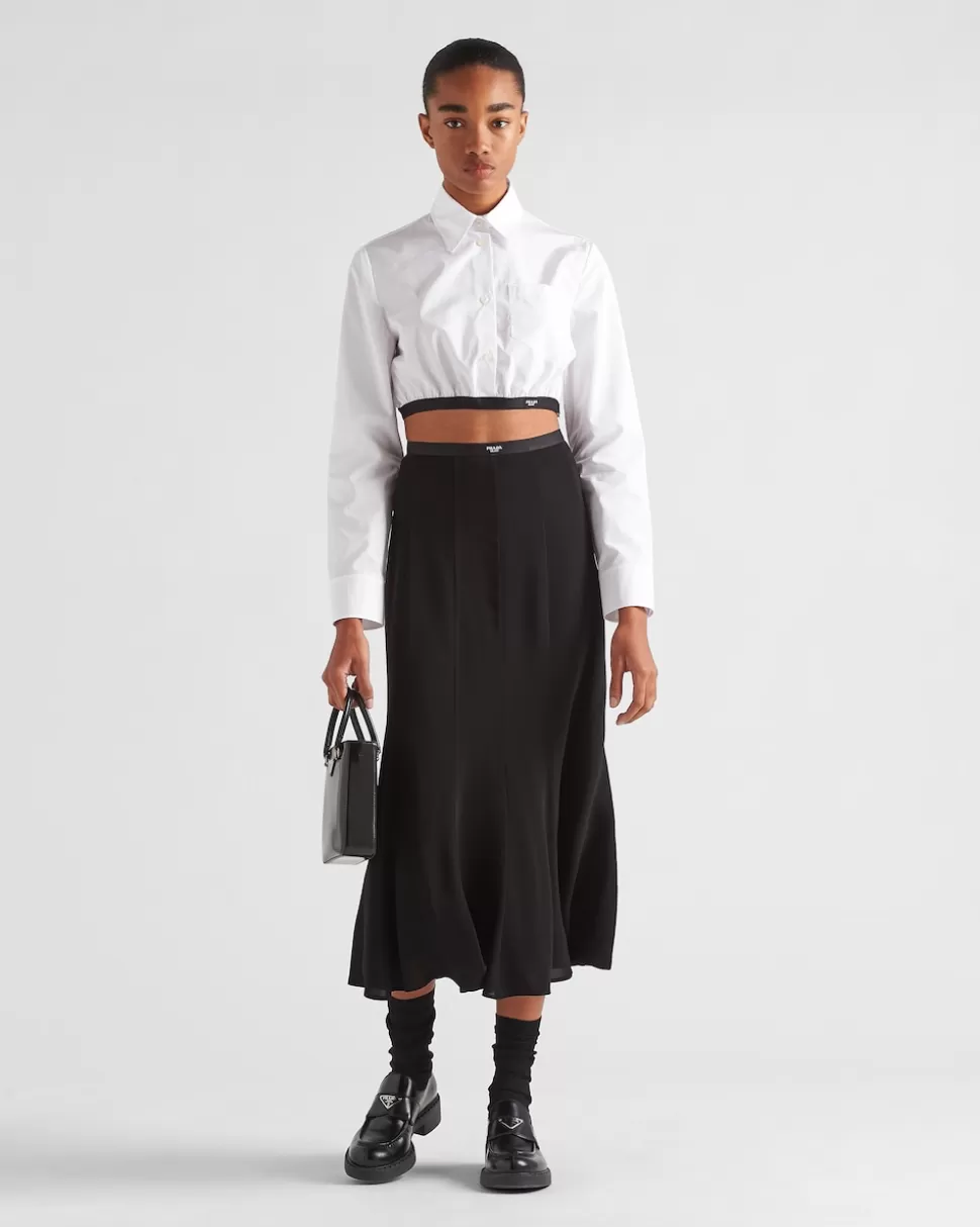 Prada Minifalda De Sablé^Mujer FALDAS