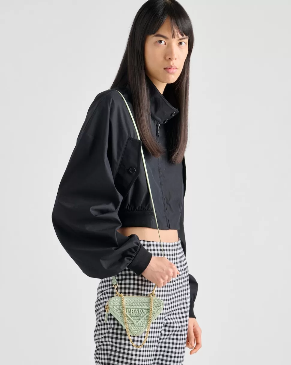 Prada Minipouch De Croché Y Piel^ PRADA SUMMER BAGS