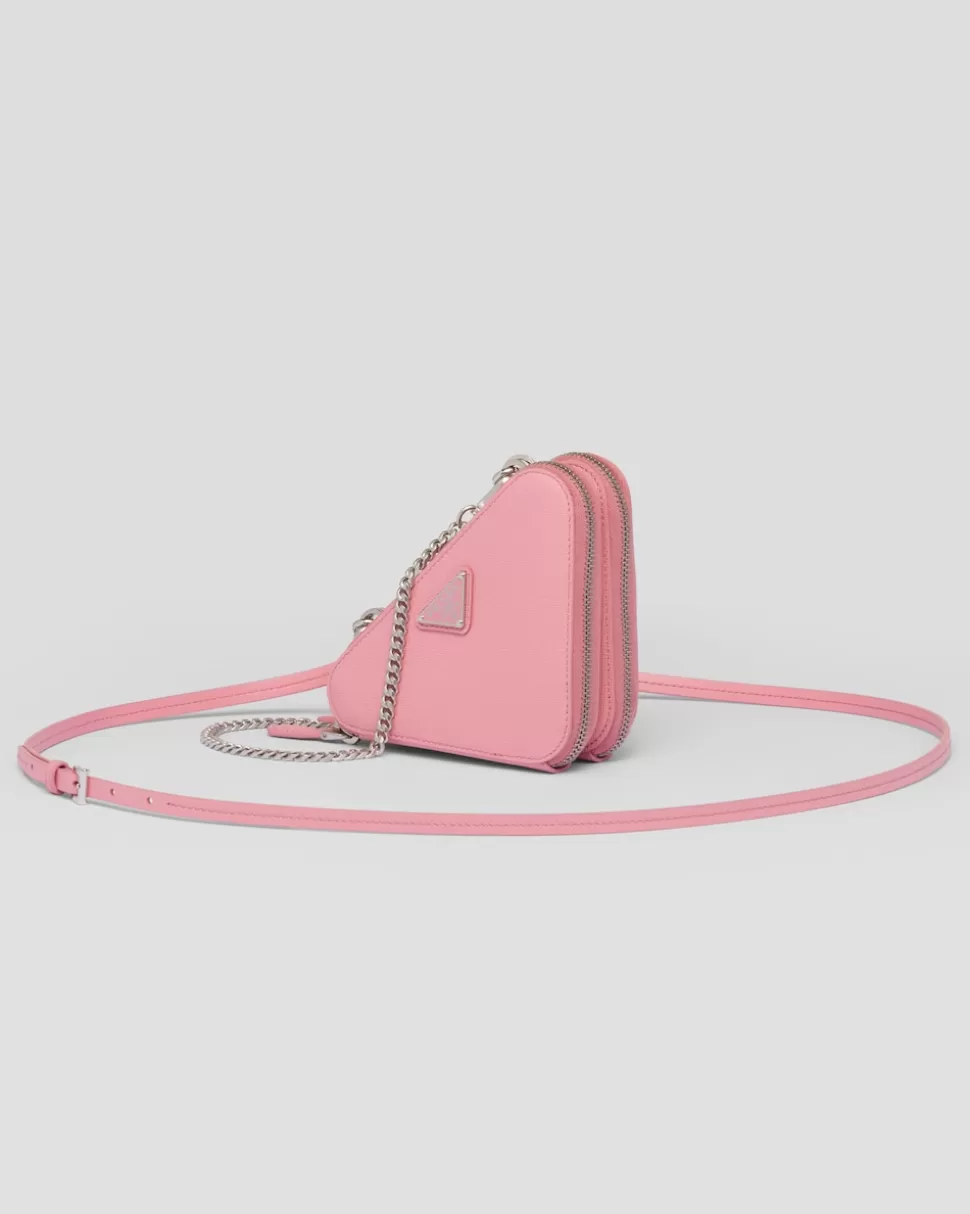 Prada Minipouch De Piel Saffiano^Mujer MINIBOLSOS | MINIBOLSOS