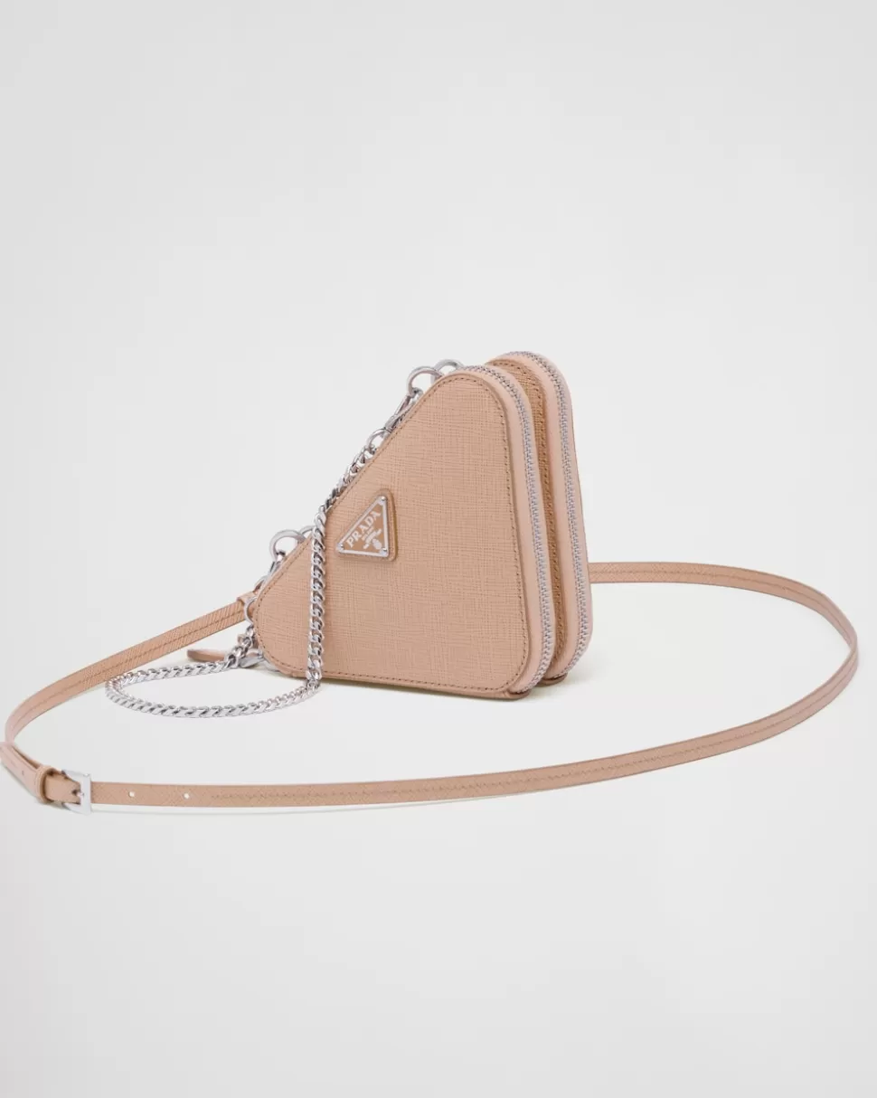 Prada Minipouch De Piel Saffiano^Mujer MINIBOLSOS | MINIBOLSOS