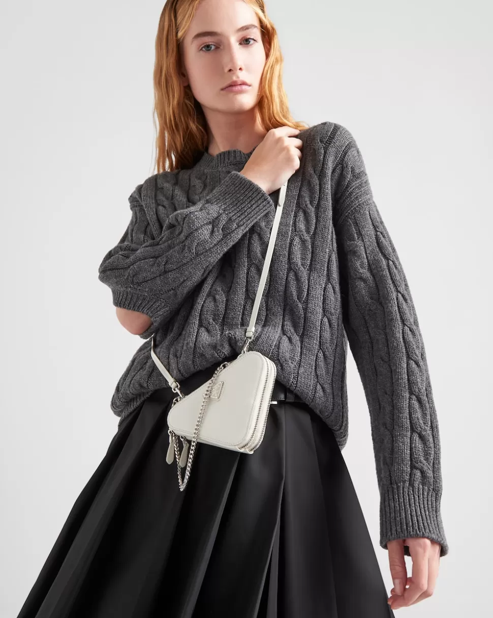 Prada Minipouch De Piel Saffiano^Mujer MINIBOLSOS | MINIBOLSOS