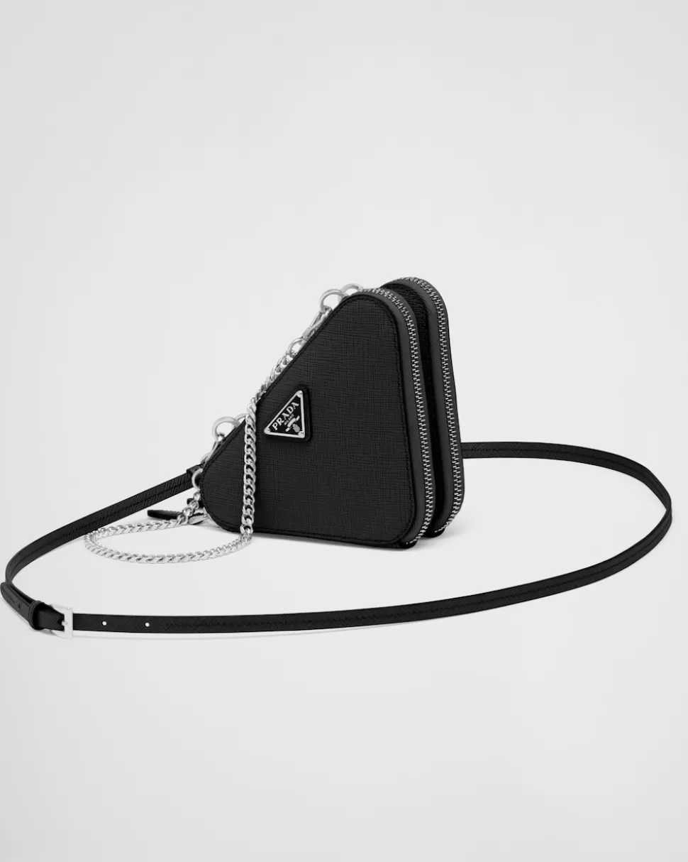 Prada Minipouch De Piel Saffiano^Mujer MINIBOLSOS | MINIBOLSOS