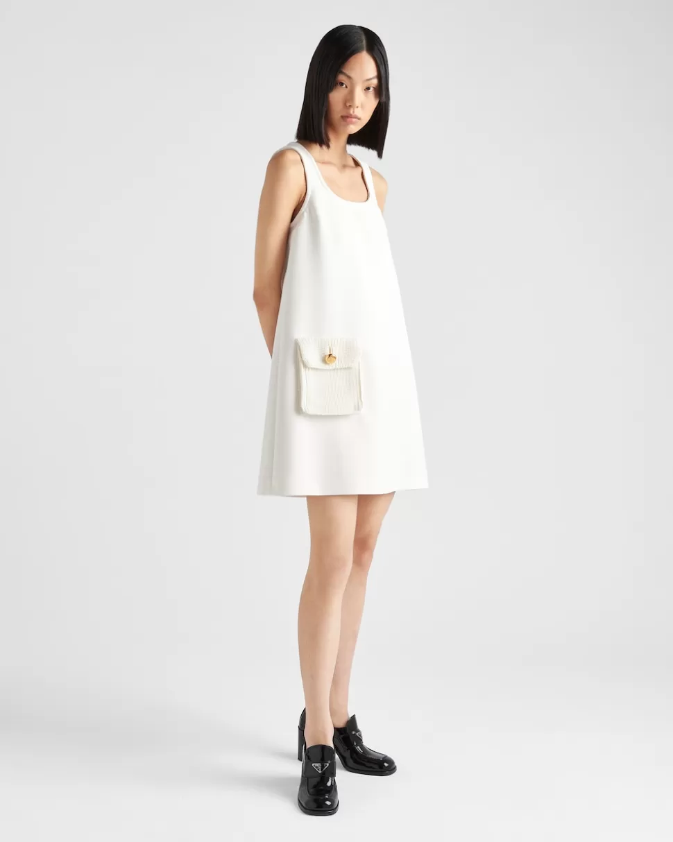 Prada Minivestido De Natté^Mujer VESTIDOS