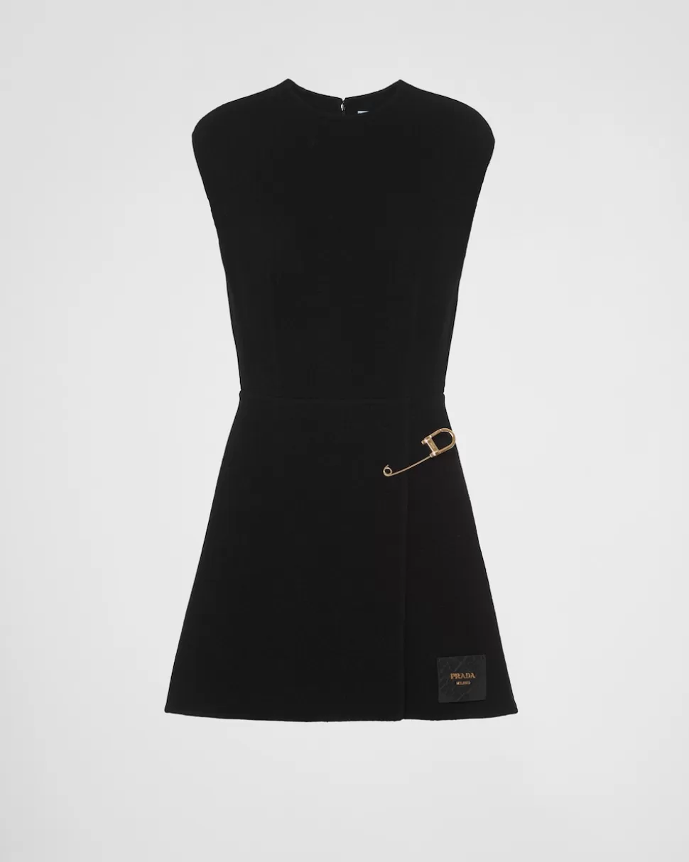 Prada Minivestido De Sarga Lavada^Mujer VESTIDOS