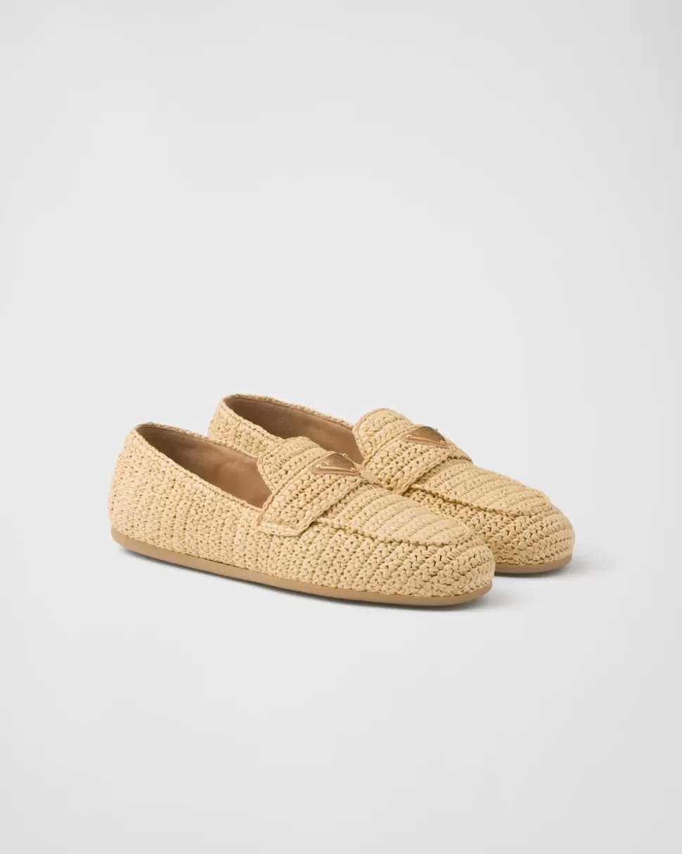 Prada Mocasines De Tejido Trenzado^Mujer MOCASINES