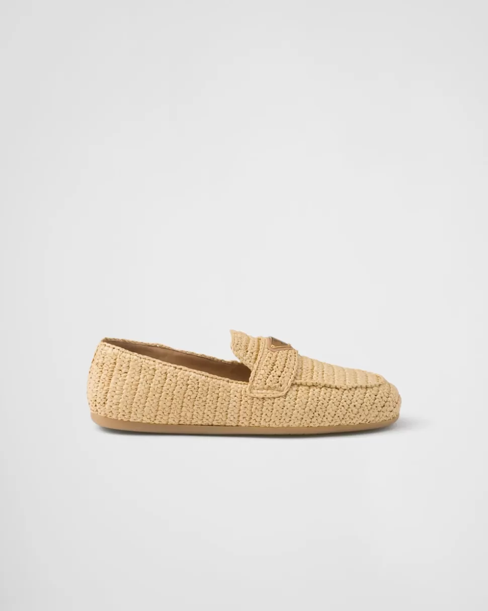 Prada Mocasines De Tejido Trenzado^Mujer MOCASINES