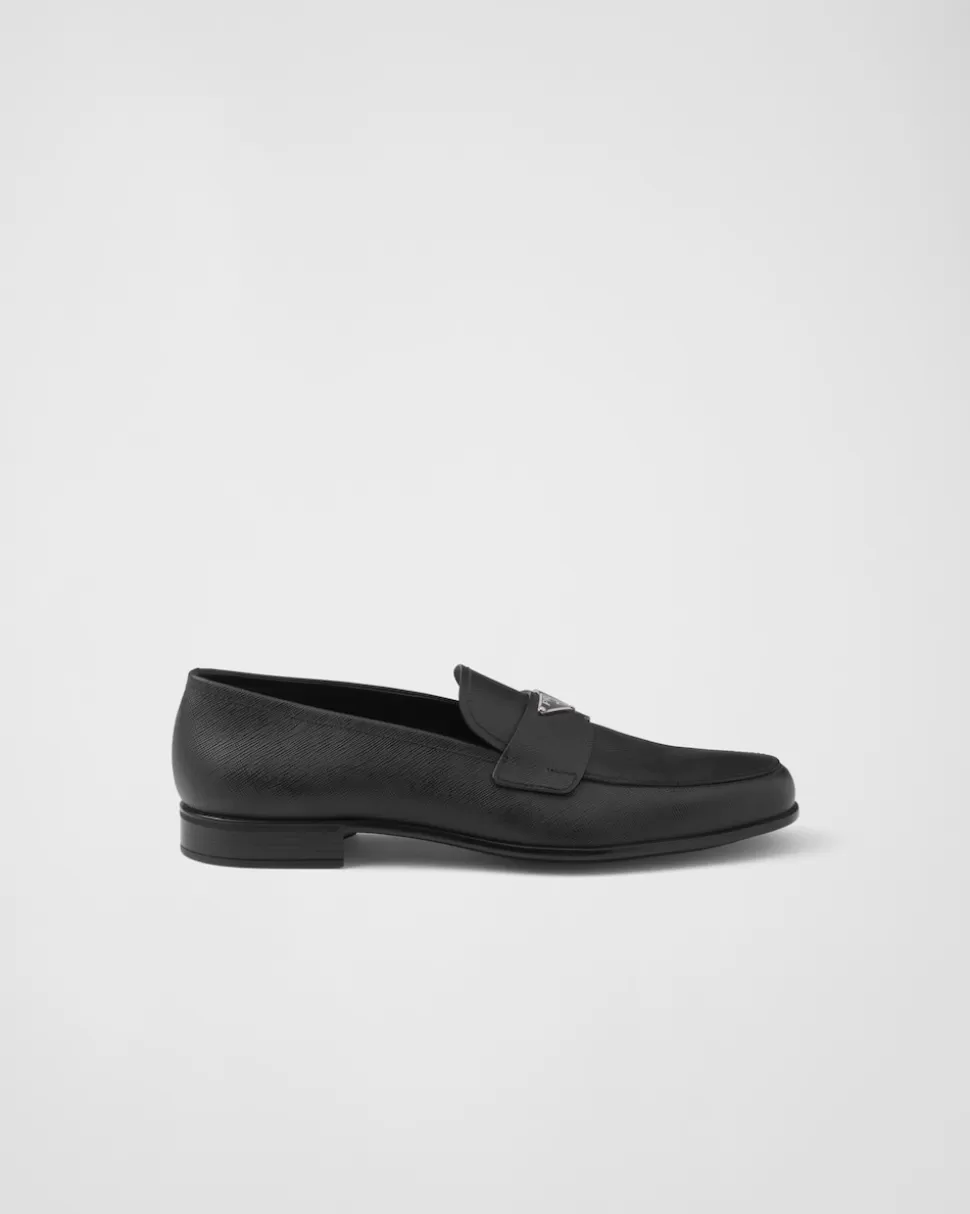 Prada Mocasines En Piel Saffiano^Hombre MOCASINES