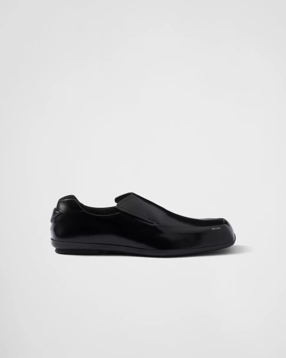 Prada Mocasines Razor De Piel Cepillada^Hombre MOCASINES