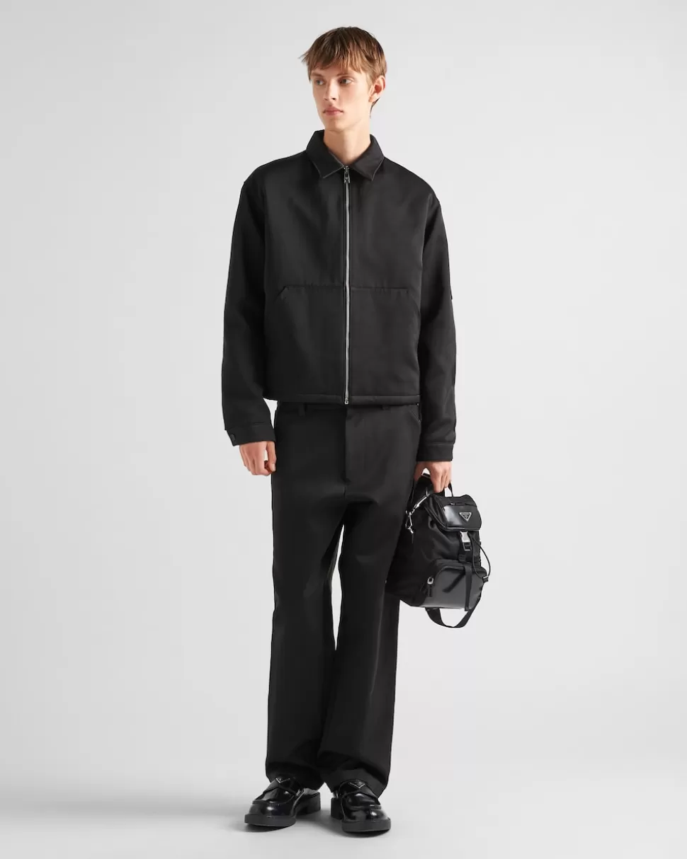 Prada Mochila De Re-nylon Y Piel Cepillada^Hombre MOCHILAS Y RIÑONERAS