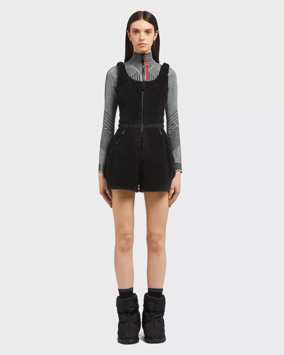 Prada Mono Corto De Doble Forro Polar^Mujer ROPA