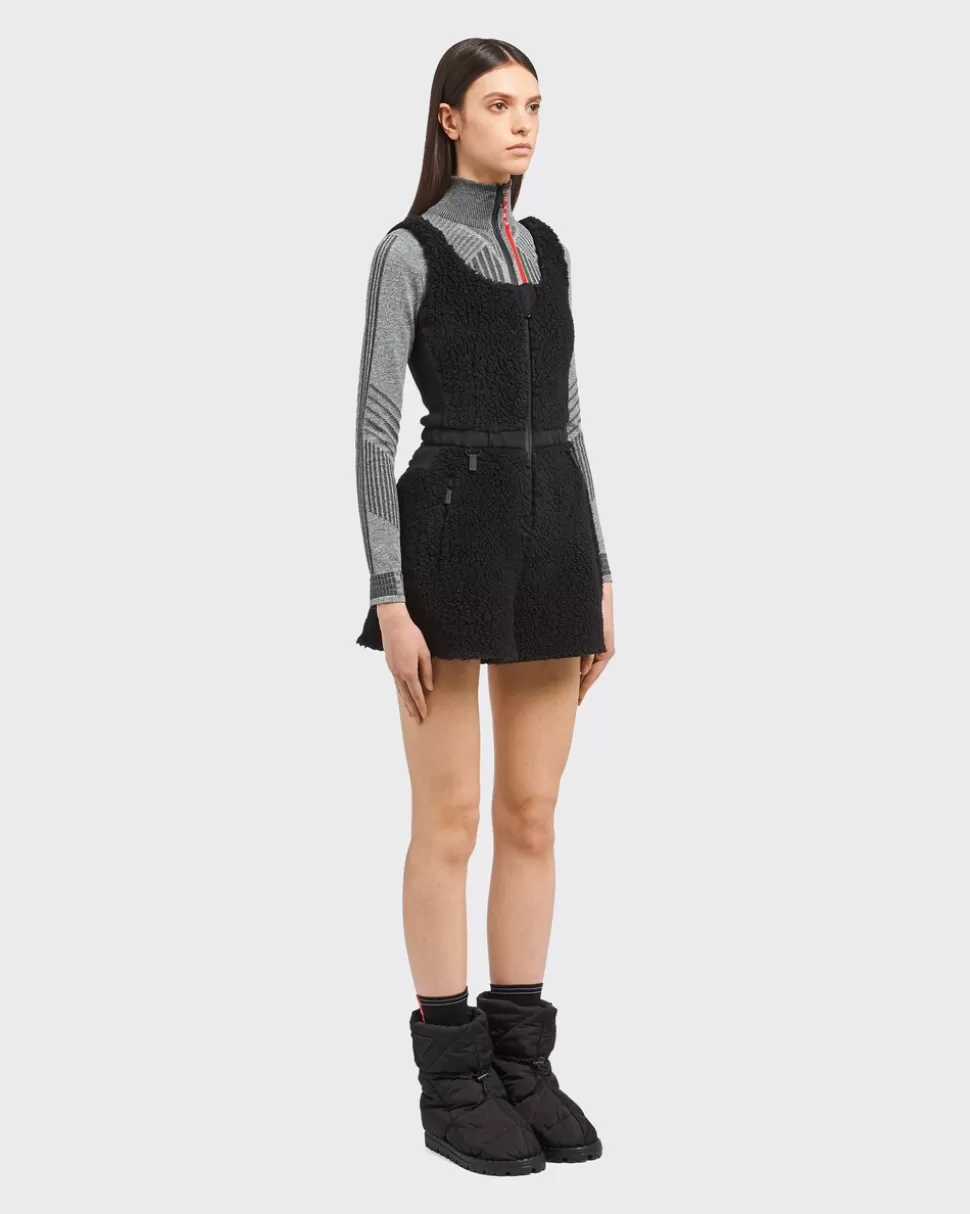 Prada Mono Corto De Doble Forro Polar^Mujer ROPA