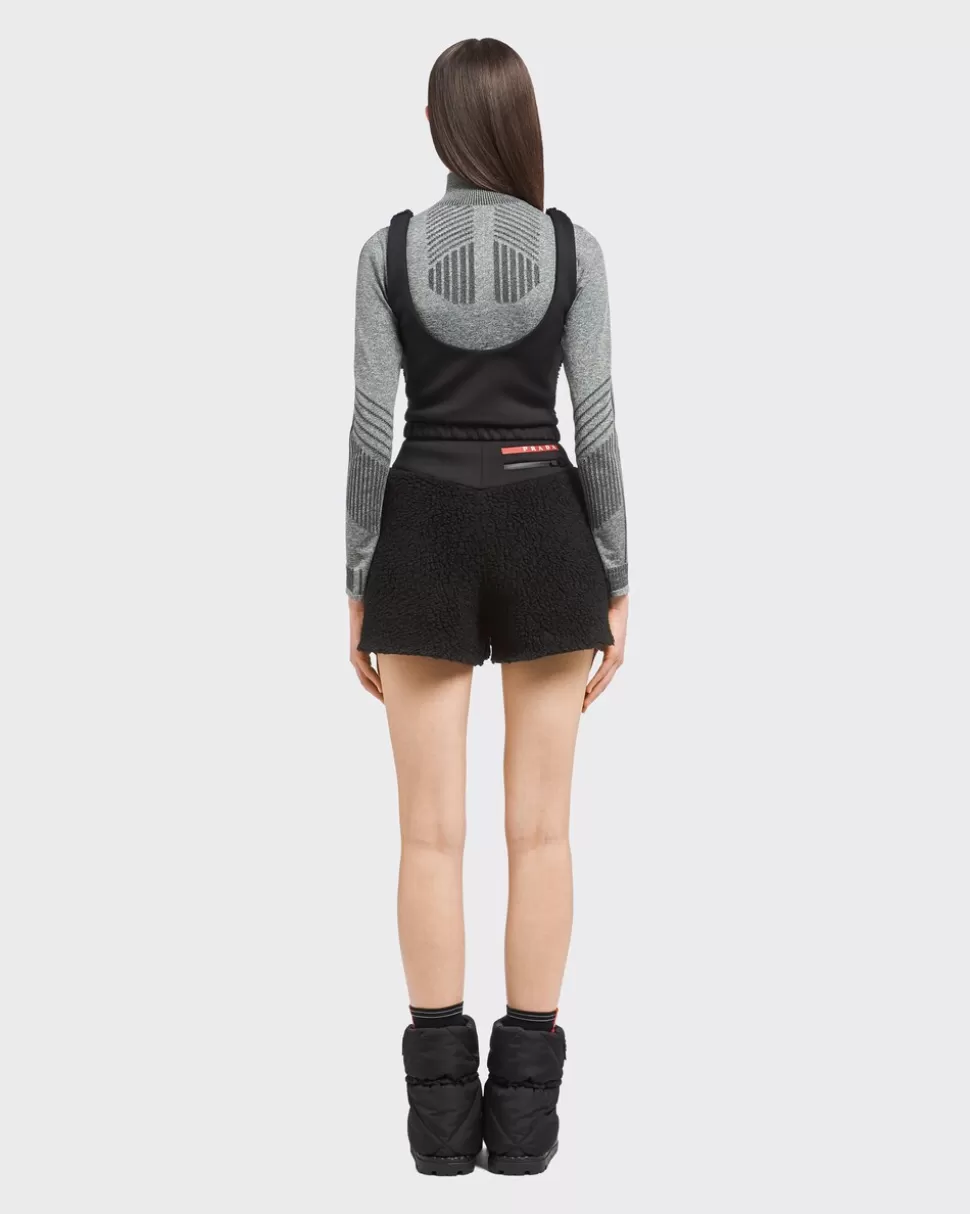 Prada Mono Corto De Doble Forro Polar^Mujer ROPA