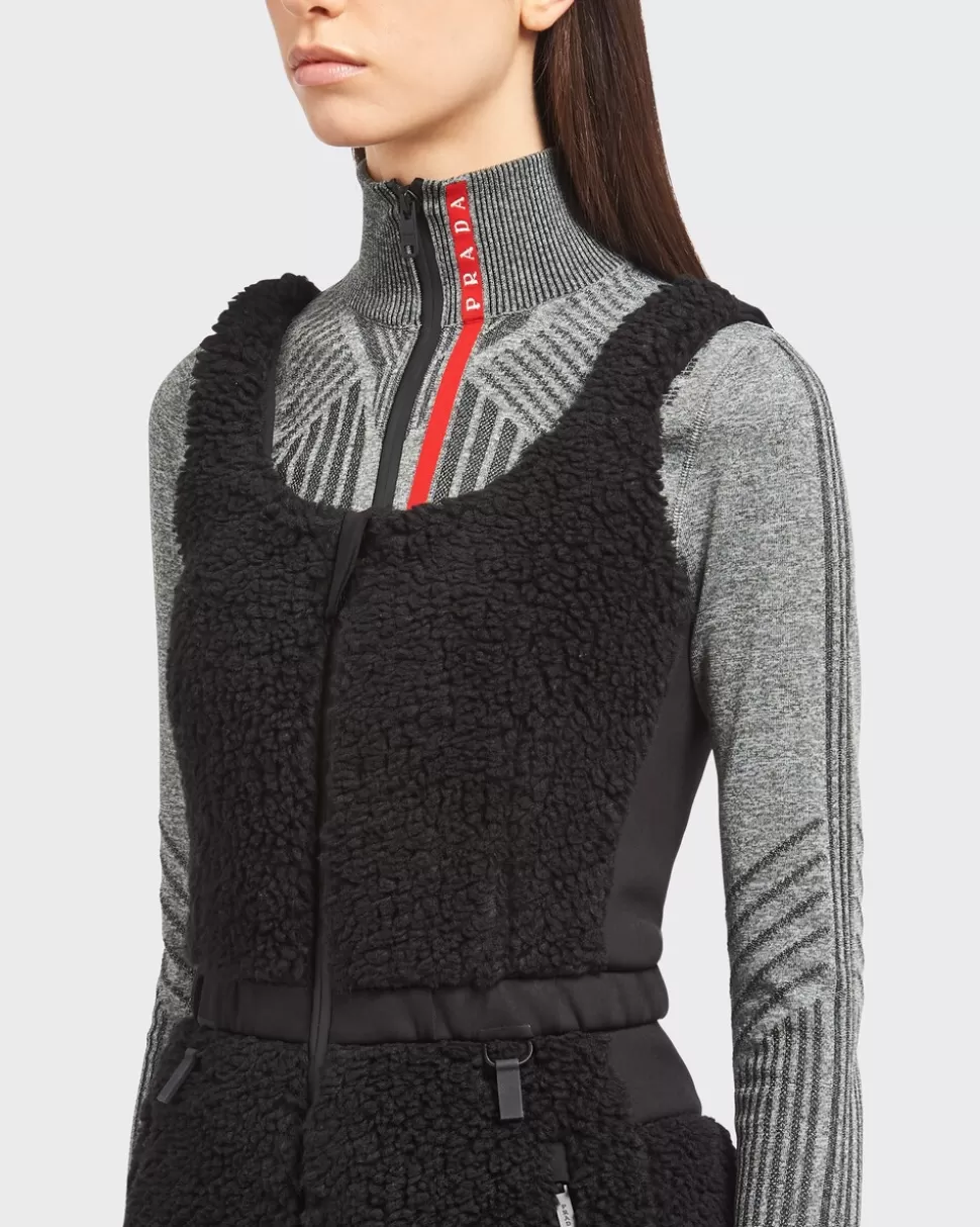 Prada Mono Corto De Doble Forro Polar^Mujer ROPA