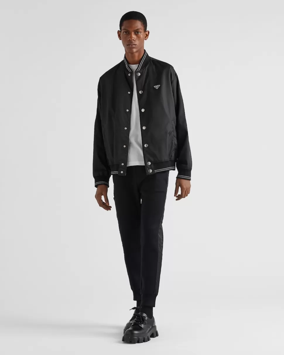 Prada Pantalón De Forro Polar De Algodón Y Re-nylon^Hombre ROPA DEPORTIVA Y SUDADERAS