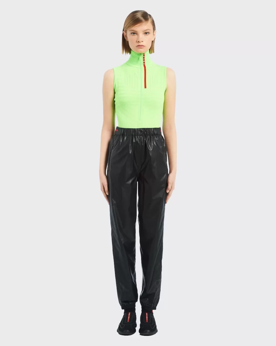 Prada Pantalones Anchos De Re-nylon Ligero^Mujer ROPA