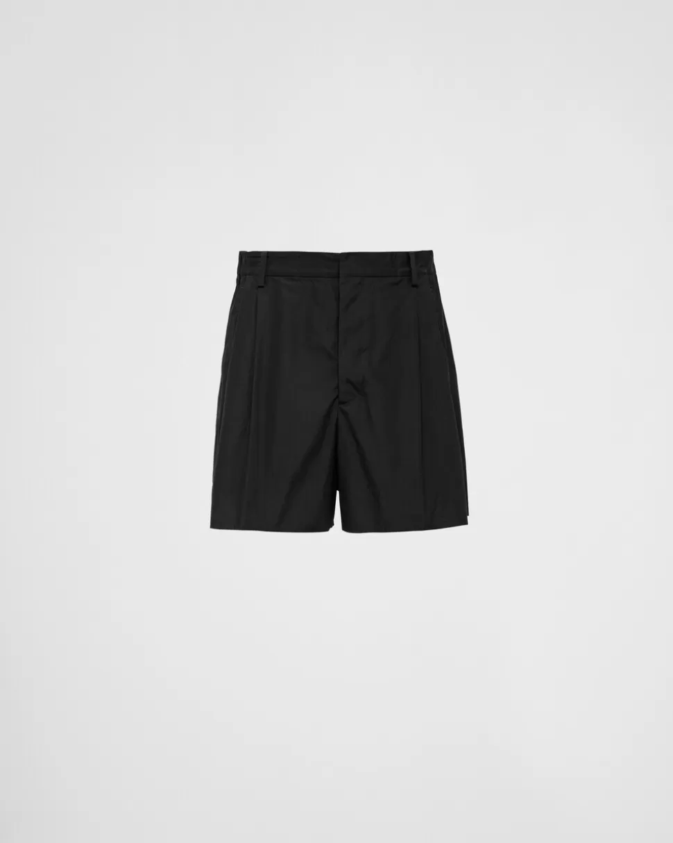 Prada Pantalones Cortos De Algodón^Hombre PANTALONES Y BERMUDAS