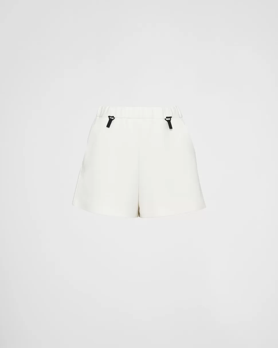 Prada Pantalones Cortos De Punto Double^Mujer ROPA