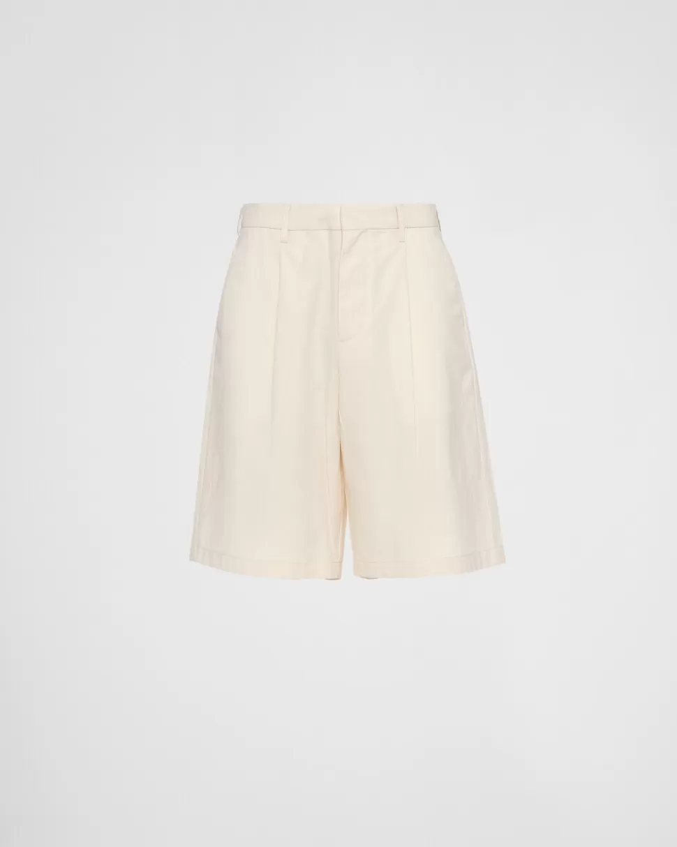 Prada Pantalones De Algodón^Hombre PANTALONES Y BERMUDAS