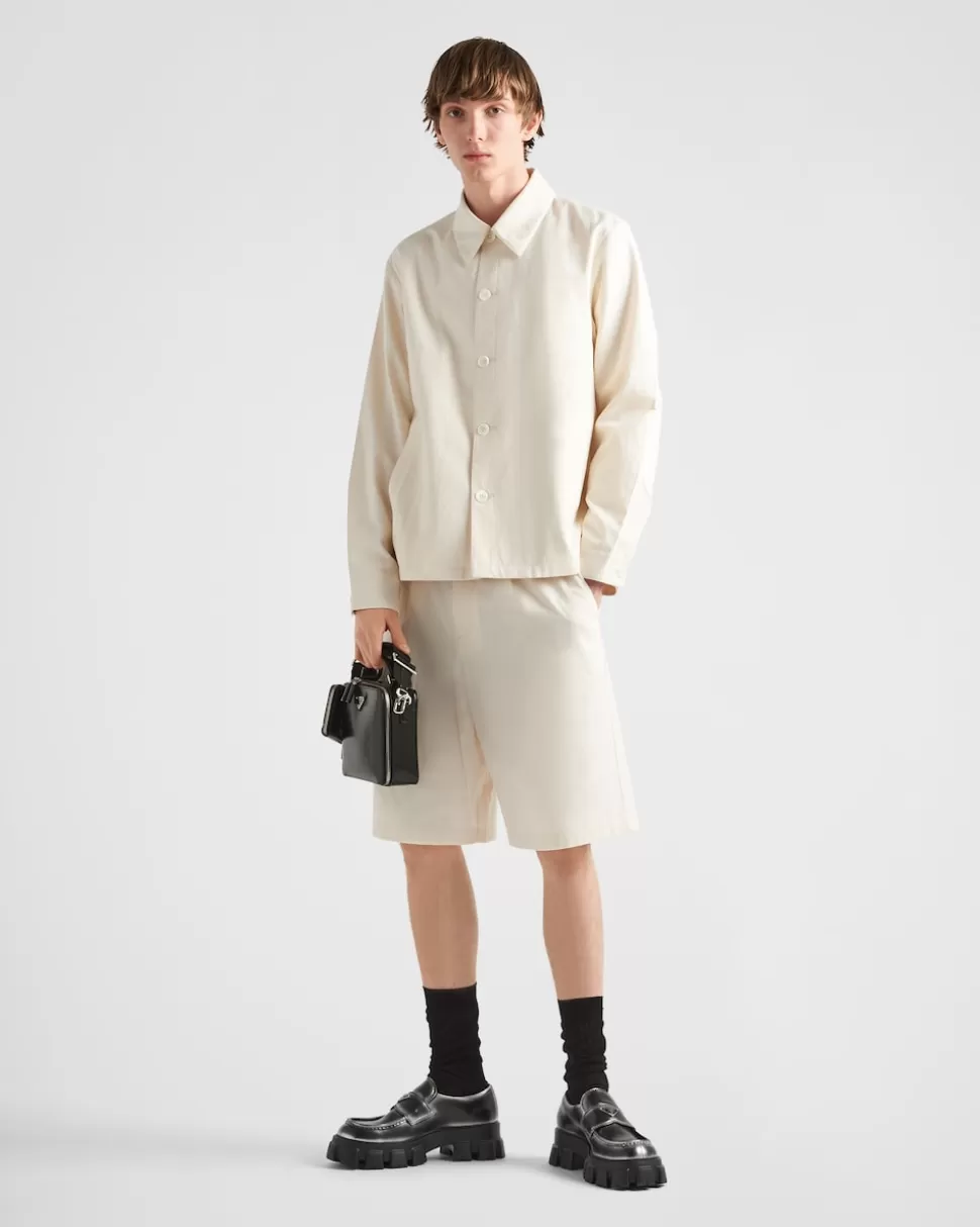 Prada Pantalones De Algodón^Hombre PANTALONES Y BERMUDAS
