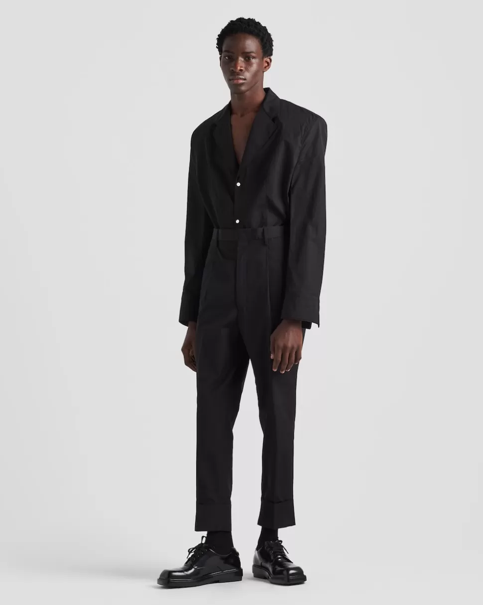 Prada Pantalones De Algodón^Hombre PANTALONES Y BERMUDAS
